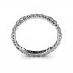 Unfathomable | Curved Eternity Ring |18k White Gold