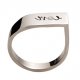 Off The Wall | Collection 2006 | Men's Wedding Ring | 18k White