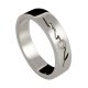 Classic Love [5] Wedding Rings | 9k White Gold