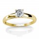 Hold Hands Ring |Engagement Ring with Princes Diamond | Platinum