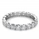 I Want To Hold Your Hand 2.44ct | Eternity Ring |18k White Gold