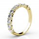 I Want To Hold Your Hand 1/2 set 1.10ct Wedding Ring 9 Yellow