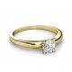 Hold Hands Ring |Engagement Ring with Princes Diamond | Platinum