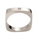 Exodus | Mens Wedding Ring | 9k White Gold