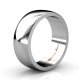 One [7] Men's Wedding Ring | 9k White Gold