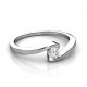 Hold Hands Ring |Engagement Ring with Princes Diamond | Platinum