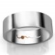 LOL [7] Men's Wedding Ring | 9k White Gold