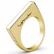 Evolve Love Ring - 2.4 Square 9k YGold