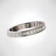 Hold Hands Ring |Engagement Ring with Princes Diamond | Platinum