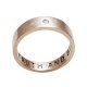 Love Peace Truth and Beauty | Wedding Ring | 18k White Gold