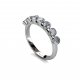 7 of HEARTS | Eternity Ring |18k White Gold