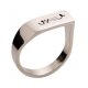 Off The Wall | Womens Wedding Ring | 18k White Gold