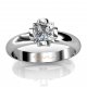 Hold Hands Ring |Engagement Ring with Princes Diamond | Platinum