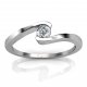 Hold Hands Ring |Engagement Ring with Princes Diamond | Platinum