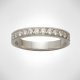 Hold Hands Ring |Engagement Ring with Princes Diamond | Platinum