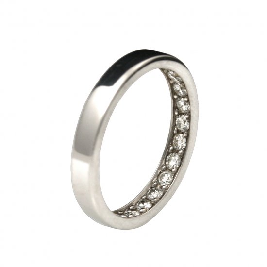 Can't Buy Me Love.63ct | Eternity Ring | Platinum - Click Image to Close