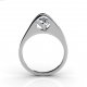 Plectrum | Engagment Ring | 18k White Gold