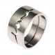 Love Times Love | Wedding Rings | 9k White Gold