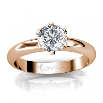 forLove | Rose Gold Engagement Ring