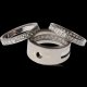 Hold Hands Ring |Engagement Ring with Princes Diamond | Platinum