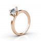 Seven | 1ct Diamond Ring | 18K Rose Gold