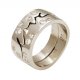 Love Times Love with Diamonds | Wedding Ring | Platinum