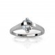 Plectrum | Engagment Ring | 18k White Gold