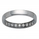 Hold Hands Ring |Engagement Ring with Princes Diamond | Platinum