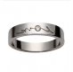 Classic Love [3] Wedding Ring | 18K White Gold