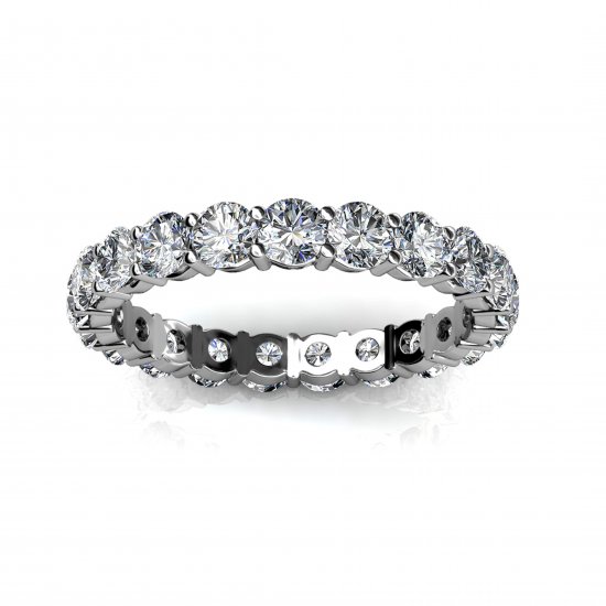 I Want To Hold Your Hand 1.20ct | Wedding Ring |18k White Gold - Click Image to Close