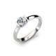 Eloise | Solitaire Engagement Band | Platinum