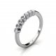 November | Eternity Diamond Band | 18k White Gold