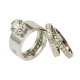 Hold Hands Ring |Engagement Ring with Princes Diamond | Platinum