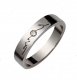 Classic Love [3] Women's Wedding Ring | 18K White Gold