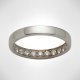 Hold Hands Ring |Engagement Ring with Princes Diamond | Platinum