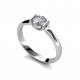 Eloise | Solitaire Engagement Band | Platinum