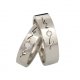 Classic Love [5] Matching Commitment Ring | 18k White Gold