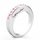 Evolve Love Ring 2.4 RO .40ct Pink Tourmaline |18k White Gold